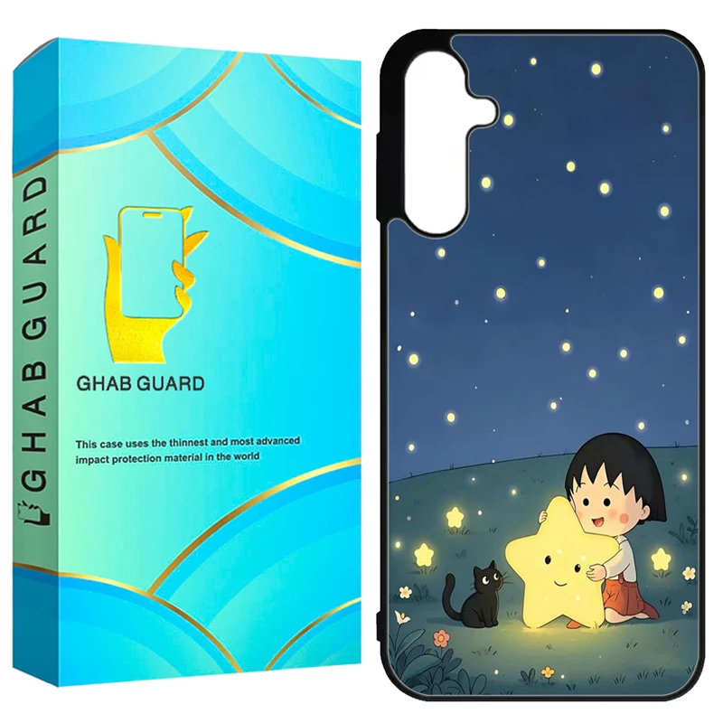 کاور قاب گارد طرح انیمه 2 مدل GCHPA55 مناسب برای گوشی موبایل سامسونگ Galaxy A55 5G