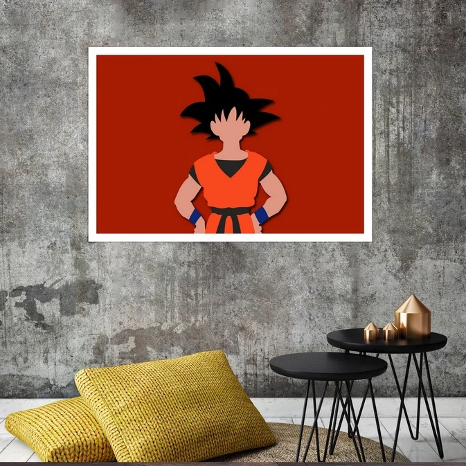 تابلو بکلیت طرح انیمه دراگون بال مدل قاب شاسی W-s8474