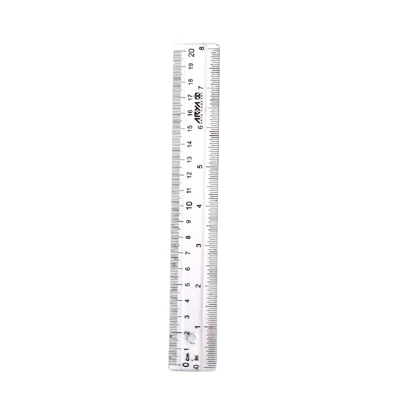 خط کش 20 سانتی متری آریا کد 8020 بسته 48 عددی