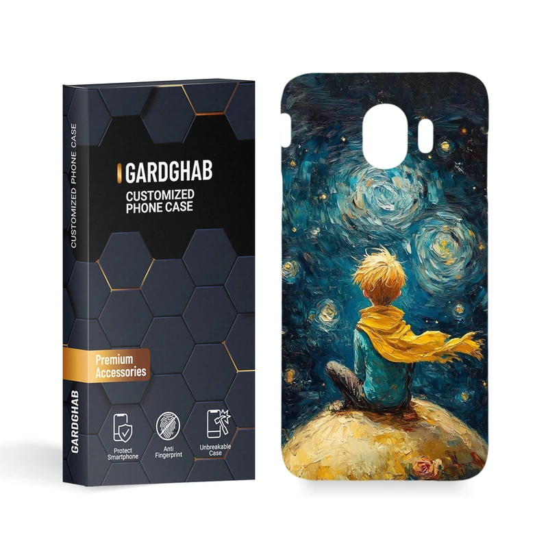 کاور گارد قاب مدل هنری مناسب برای گوشی موبایل سامسونگ Galaxy J4 2018