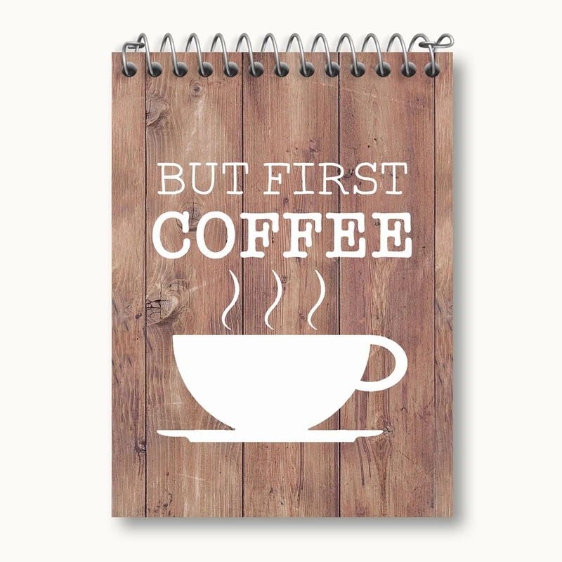 دفتر یادداشت 50 برگ خندالو مدل کافی شاپ قهوه کد 27512