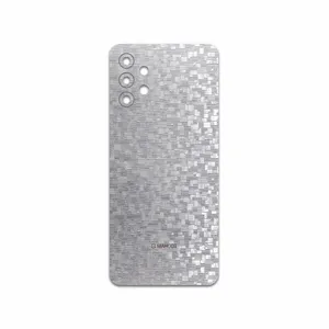 MAHOOT Silver-Silicon Cover Sticker for Samsung Galaxy A32 5G