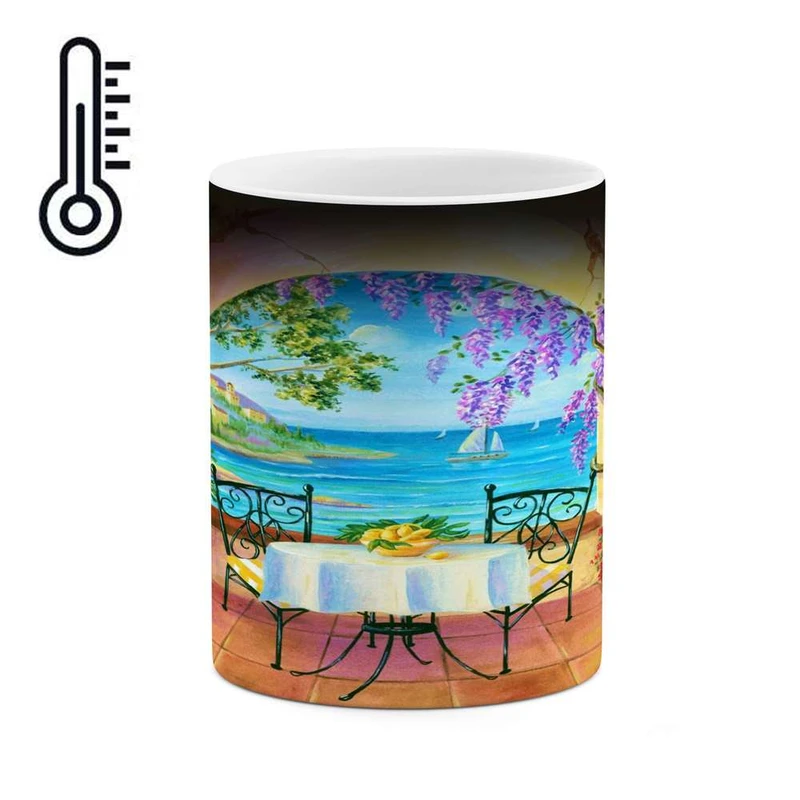 ماگ حرارتی کاکتی مدل نقاشی کد mgh13766