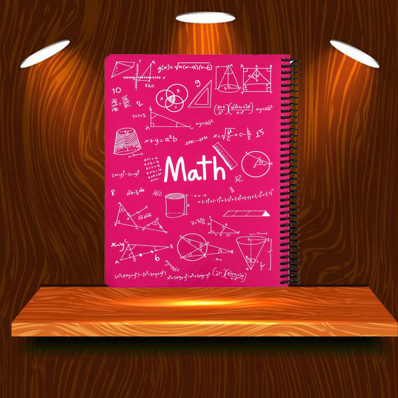 دفتر مشق 100 برگ دات نوت طرح ریاضی مدل هارد کد B05