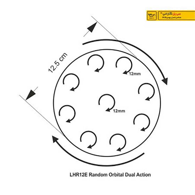 دستگاه پولیش اوربیتال روپس مدل LHR12E BAS کد 882802 دستگاه پولیش اوربیتال روپس مدل LHR12E BAS کد 882802