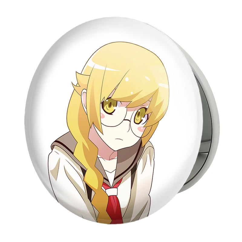 آینه جیبی خندالو طرح شینوبو اوشینو انیمه مونوگاتاری مدل تاشو کد 16170 