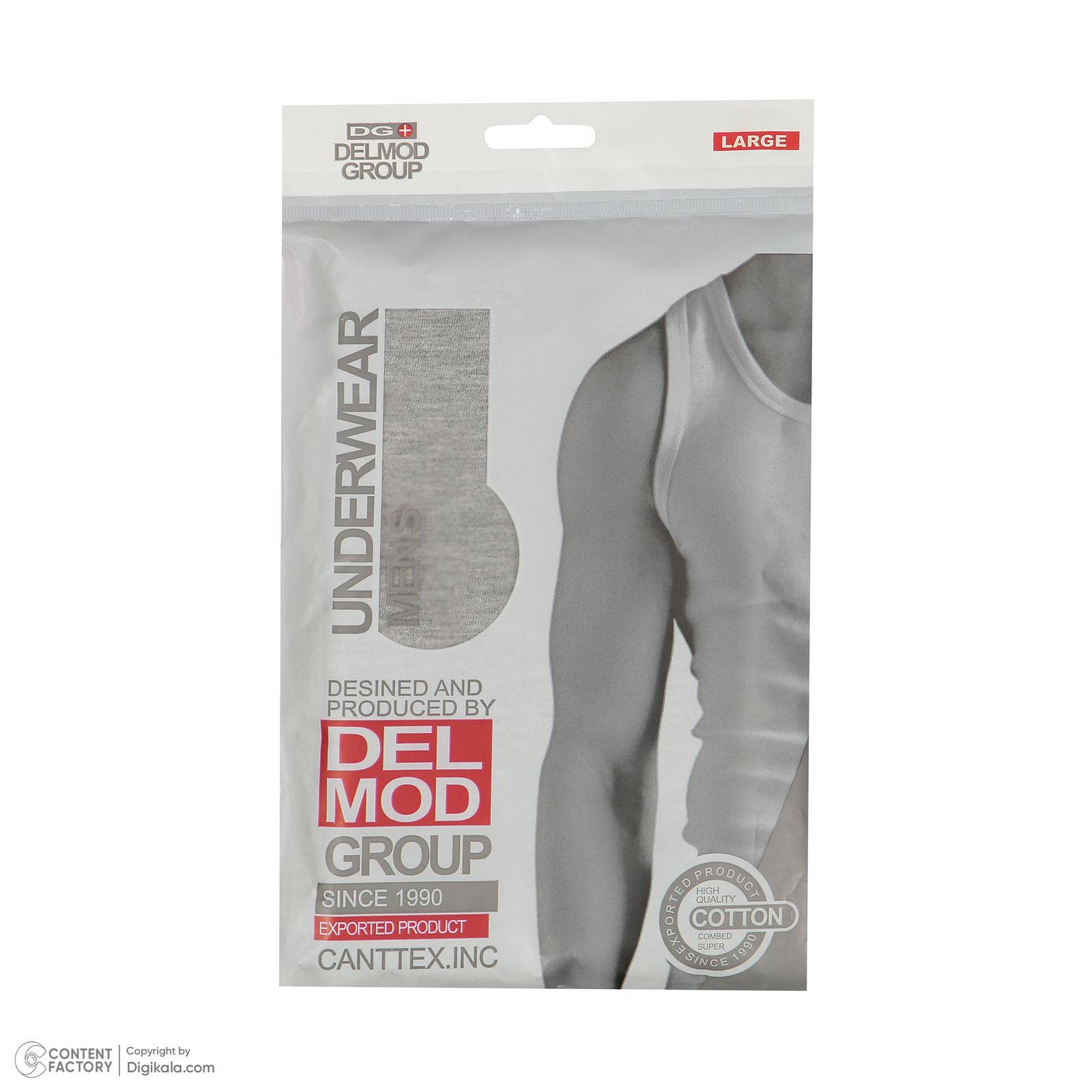 زیرپوش رکابی مردانه دل مد گروپ مدل a16 -  - 3