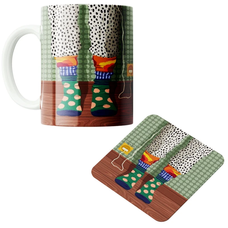 ست ماگ پادآفرین به همراه زیر لیوانی کد 214