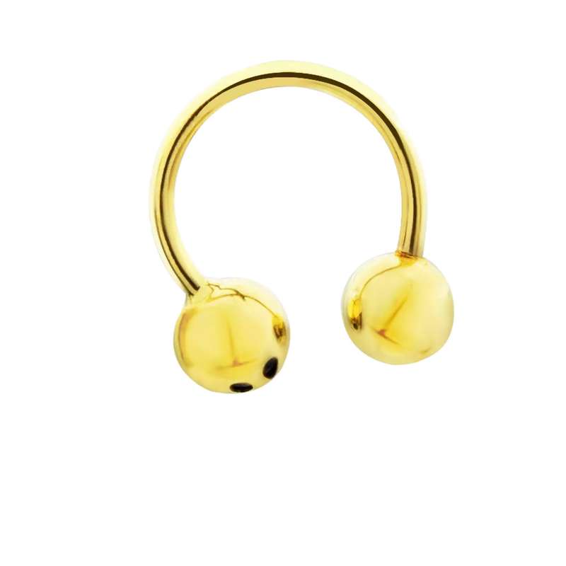 پیرسینگ طلا 18 عیار زنانه روبی آرت گالری مدل 40642