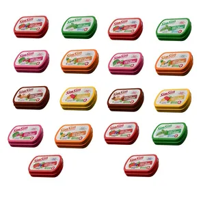 قرص خوشبوکننده دهان سیم سیم مدل رژیمی مجموعه 18 عددی