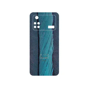 MAHOOT Turquoise feathers Cover Sticker for Xiaomi Poco M4 Pro 4G