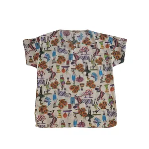 بلوز آستین کوتاه زنانه مدل نخی کد ker-369