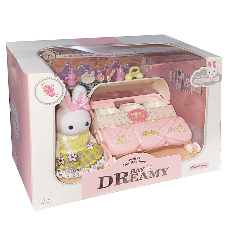 اسباب بازی مدل کریر سه قلوها طرح DREAMY کد 6703