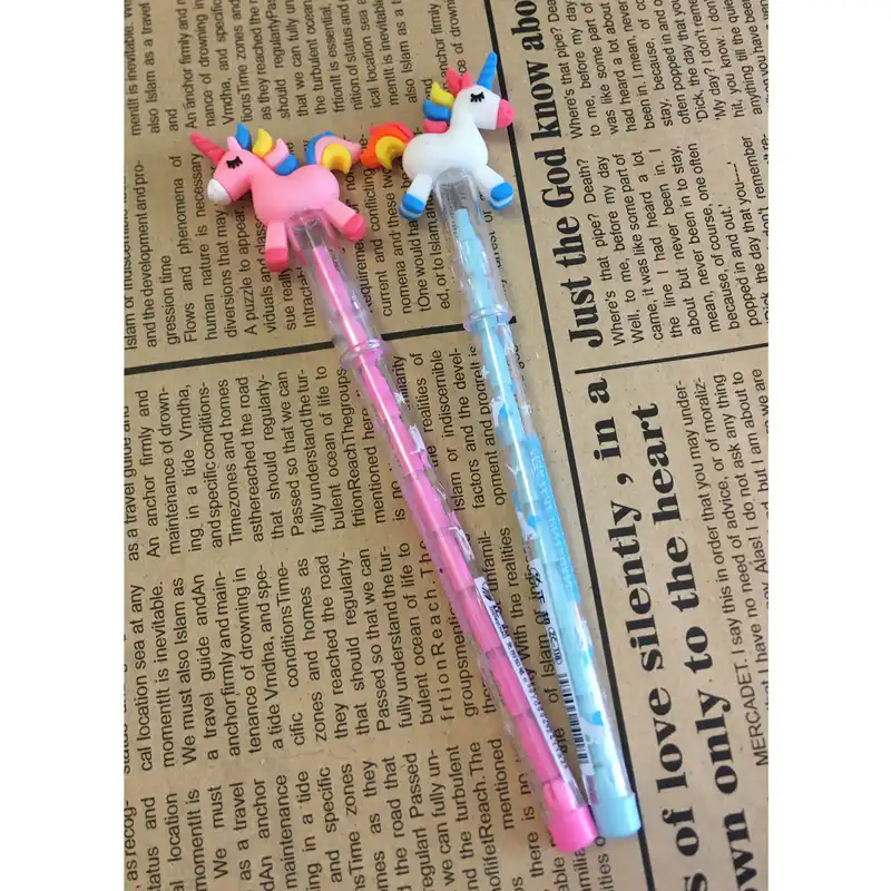 مداد فشنگی مدل یونیکورن کد ASB.99 به همراه نوک بسته 32 عددی