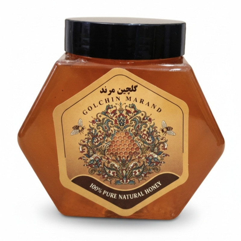 عسل طبیعی چهل گیاه گلچین مرند - 1000 گرم