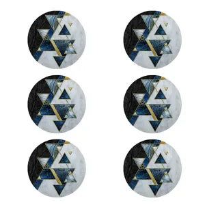 زیر لیوانی طرح مدرن کد 8604 بسته 6 عددی