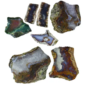 سنگ راف عقیق شجر مدل G5 مجموعه 7 عددی