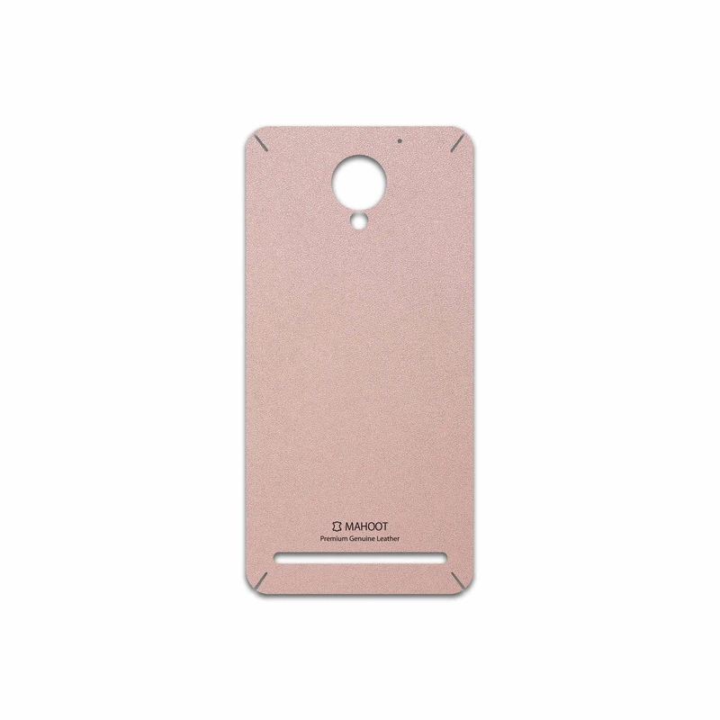 برچسب پوششی ماهوت مدل Rose Gold Leather مناسب برای گوشی موبایل لنوو Vibe C2