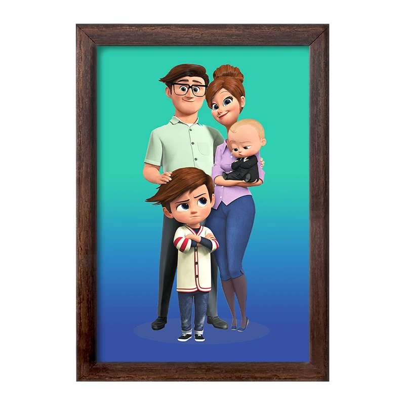 تابلو کودک خندالو مدل بچه رئیس Boss Baby کد 12532