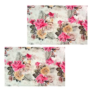 رو بالشی مدل مخمل نقره کوب کد 14-A بسته 2 عددی