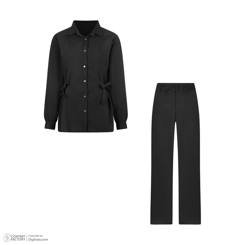 عکس شماره 10 : مانتو و شلوار زنانه مدل پاپیون 104