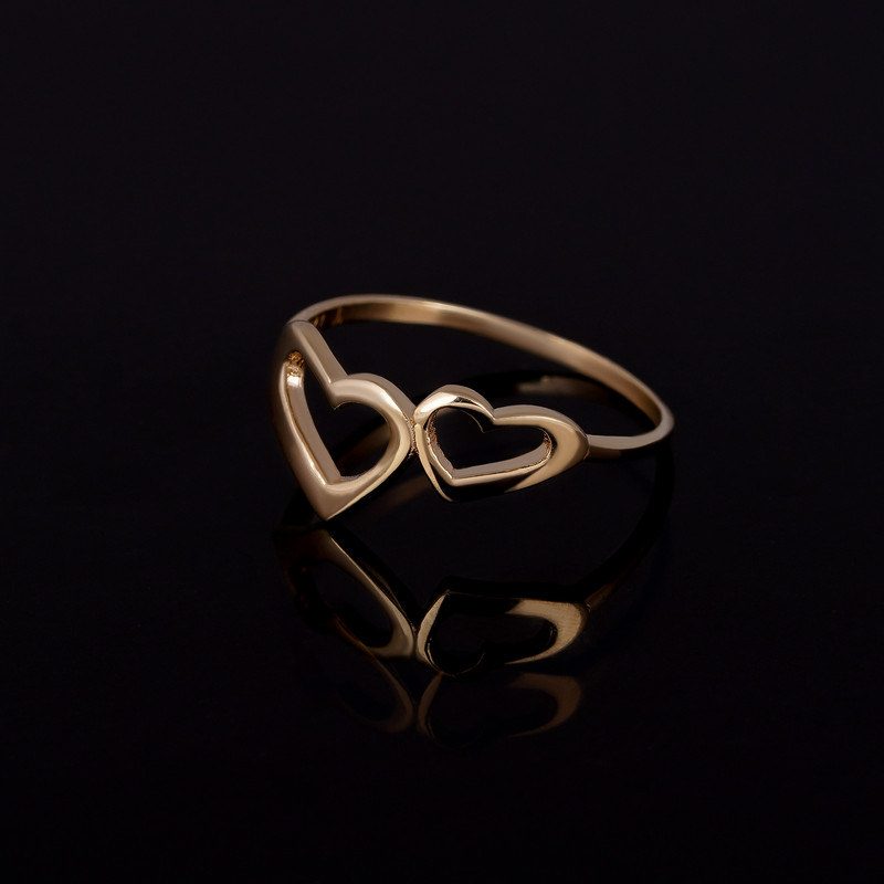 انگشتر طلا 18 عیار زنانه جواهری سون مدل 4280