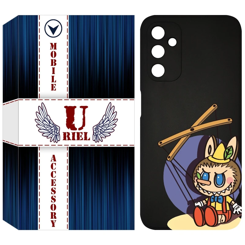 کاور یوریل قاب مدل KSH کد 108 طرح عروسک لبوبو مناسب برای گوشی موبایل سامسونگ Galaxy M14