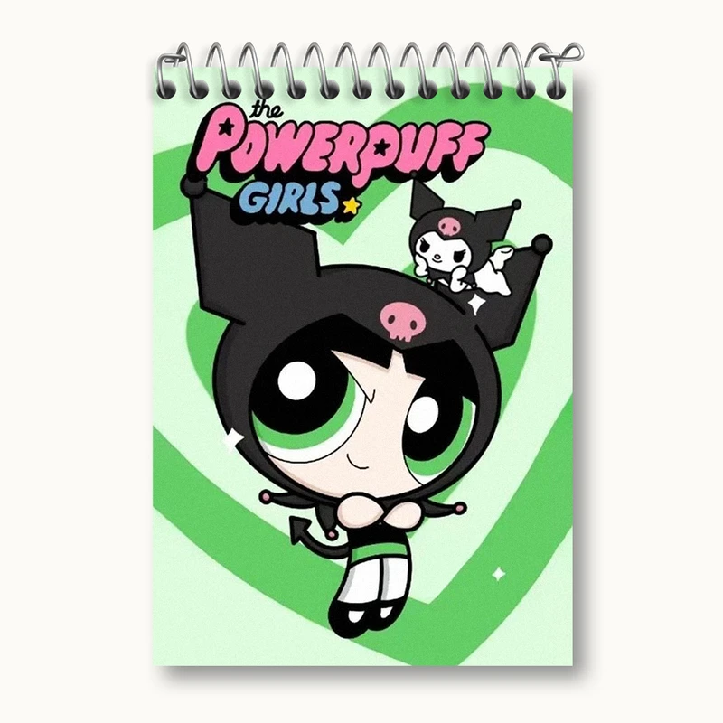 دفتر یادداشت 50 برگ خندالو طرح دختران نیرومند کورومی کد N1734