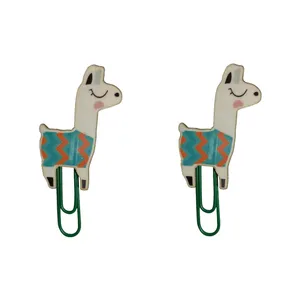 گیره کاغذ طرح لاما کد 7 بسته 2 عددی