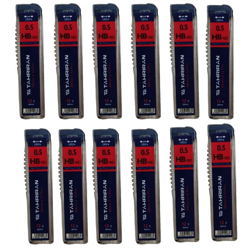 نوک مداد 0.5 میلی متری تحریران مدل High polymer بسته 12 عددی نوک مداد 0.5 میلی متری تحریران مدل High polymer بسته 12 عددی