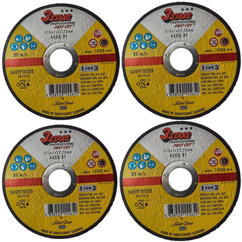 صفحه استیل بر 3 ستاره  مدل slovenia -180 بسته 4 عددی