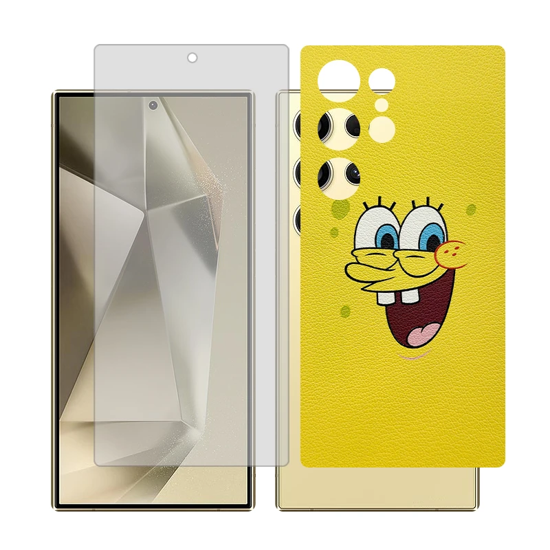 محافظ صفحه نمایش شفاف گلس مدل Together مناسب برای گوشی موبایل سامسونگ Galaxy S24 Ultra به همراه برچسب پوششی