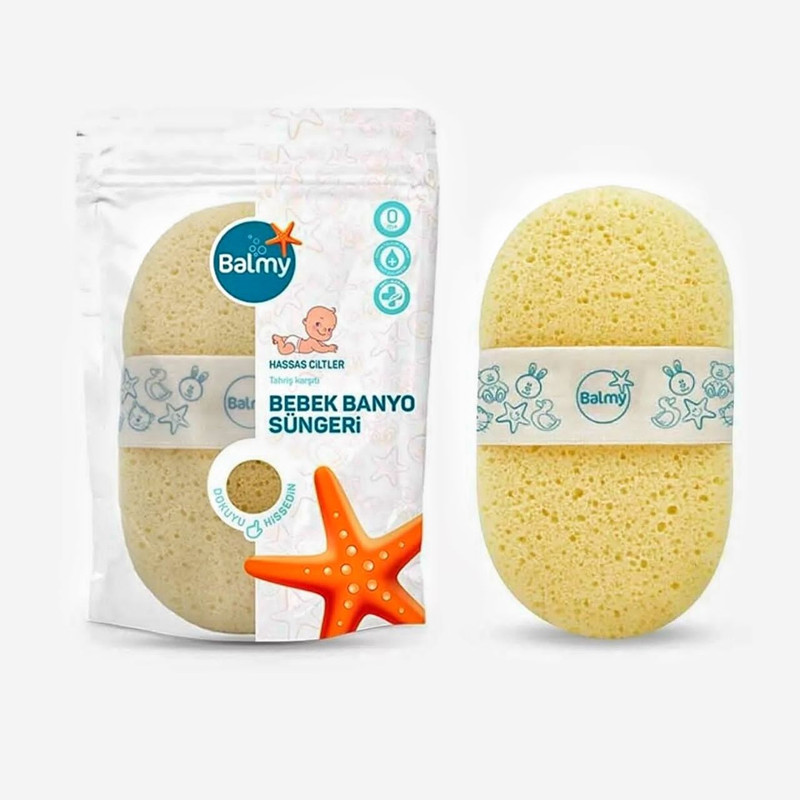 لیف حمام کودک بالمی مدل اسفنجی