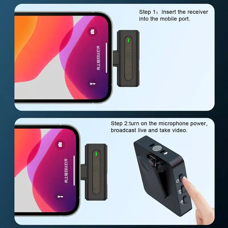 میکروفن یقه ای مدل SX8 iphone