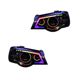 چراغ جلو خودرو گروه پژوهش صنعت مدرن مدل F500 فولکالر مناسب برای پراید 111،132 بسته دو عددی