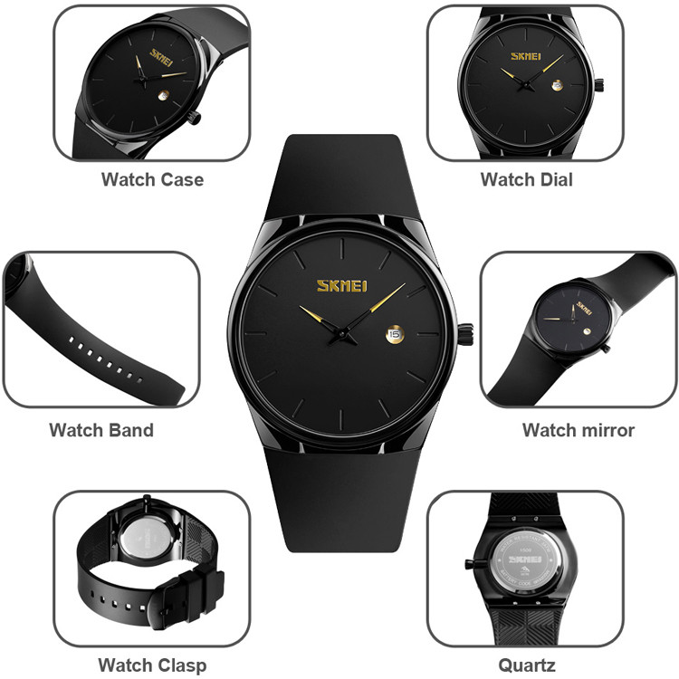 ساعت مچی عقربه ای اسکمی مدل 1509 BK ساعت مچی عقربه ای اسکمی مدل 1509 BK