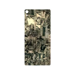 MAHOOT Collage of Skyscraper Cover Sticker for Sony Xperia XA Ultra