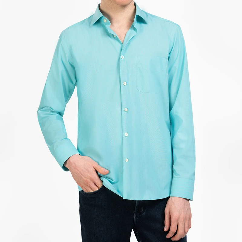 پیراهن آستین بلند یقه کراواتی مردانه ام کی مدل 1802