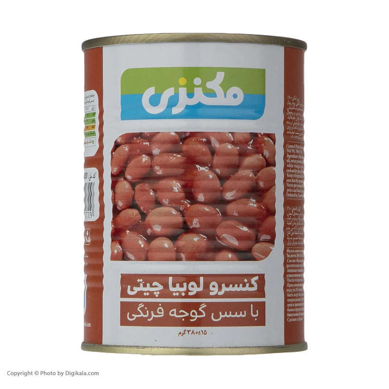 کنسرو لوبیا چیتی با سس گوجه فرنگی مکنزی - 380 گرم عکس شماره 4