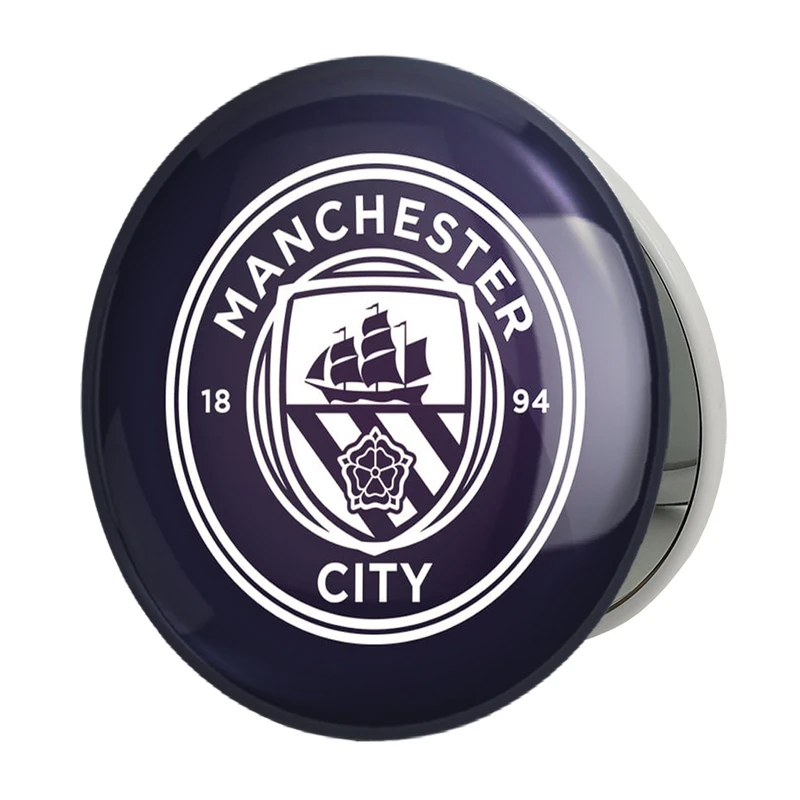 آینه جیبی خندالو طرح باشگاه منچستر سیتی مدل تاشو کد 26765 