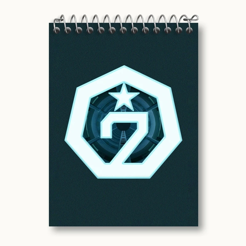 دفتر یادداشت 50 برگ خندالو مدل گروه گات سون GOT7 کد 11646