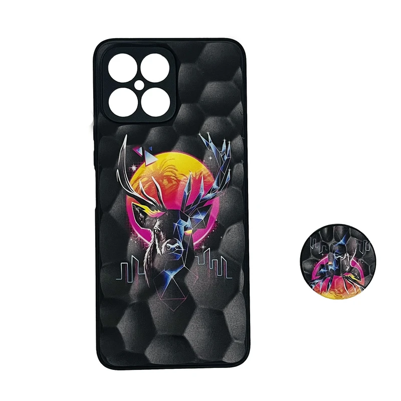 کاور مدل فانتزی03 مناسب برای گوشی موبایل آنر X8 4G به همراه پاپ سوکت