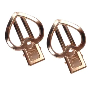 گیره مو دخترانه طرح قلب مدل 202 بسته 2 عددی 