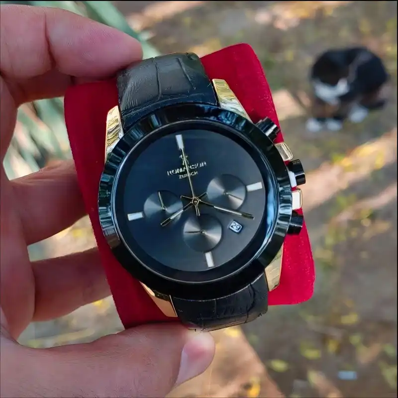 ساعت مچی عقربهای مردانه رومانسون مدل سه موتور فعال کورنوگراف قفل پروانه ای 01