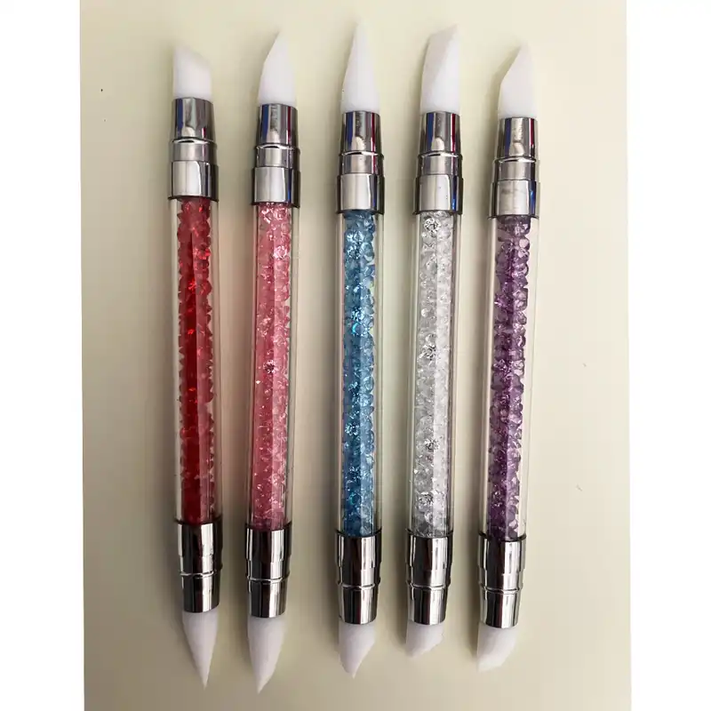 ابزار سفالگری مدل قلم سیلیکونی دوسر مجموعه 5 عددی