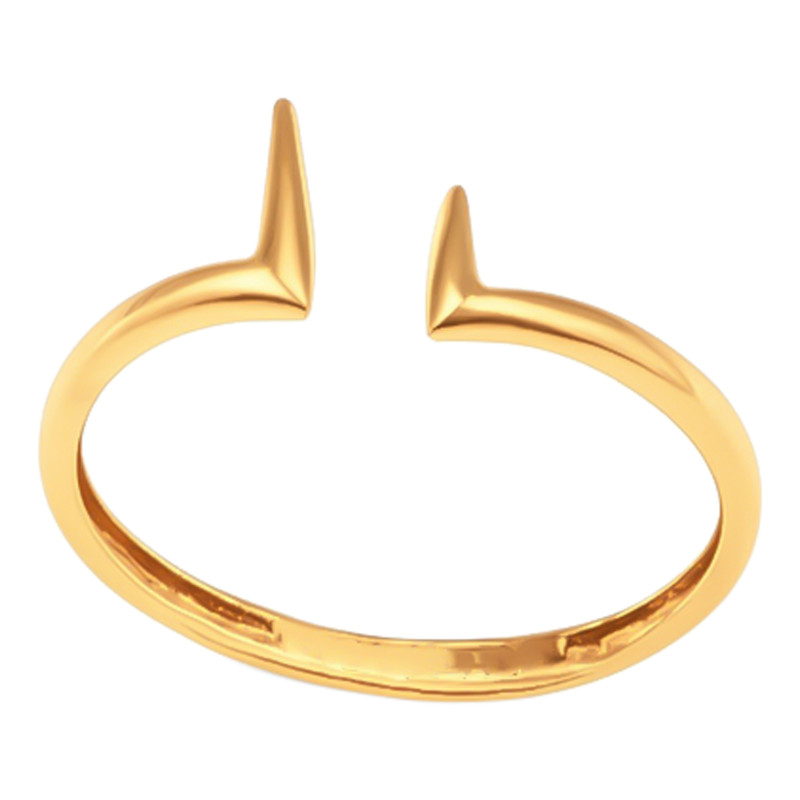 انگشتر طلا 18 عیار زنانه زرلاین مدل 2021 سایز 57