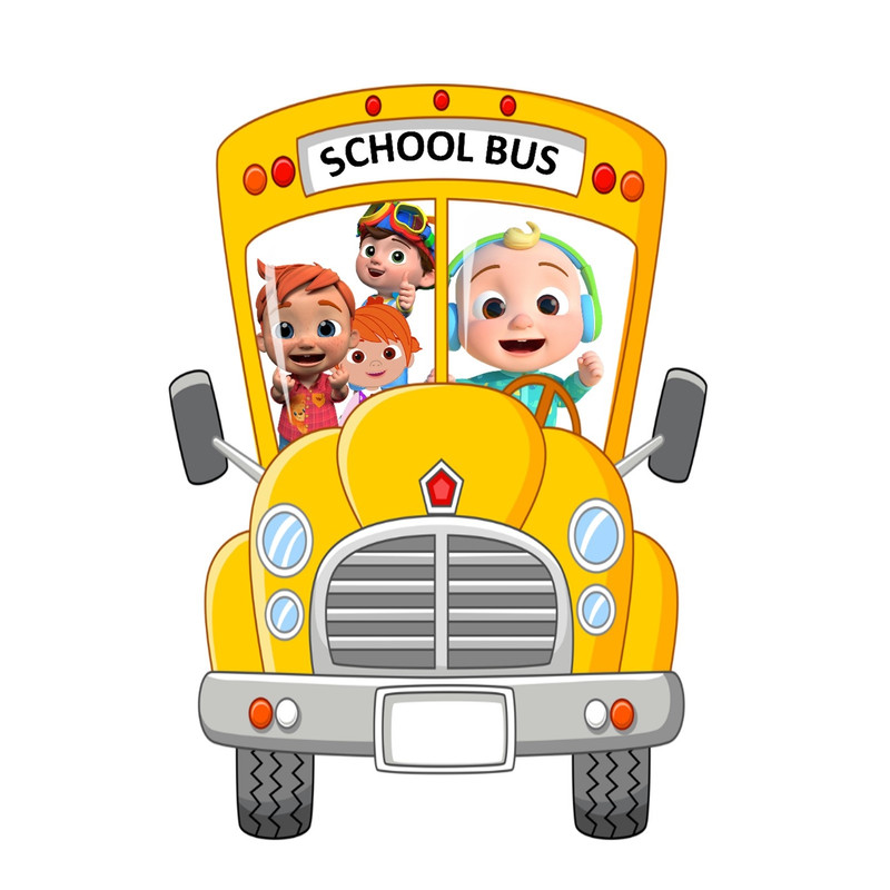   استند رومیزی تولد مدل کوکوملون طرح اتوبوس مدرسه