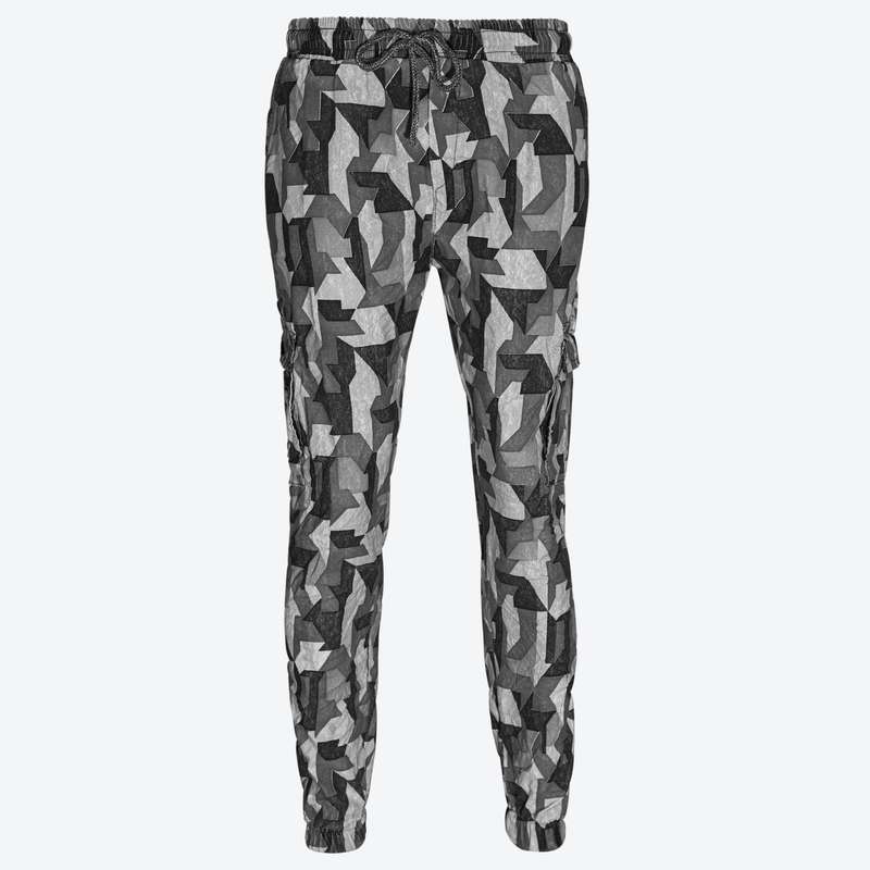 شلوار مردانه مدل هندسی چروک