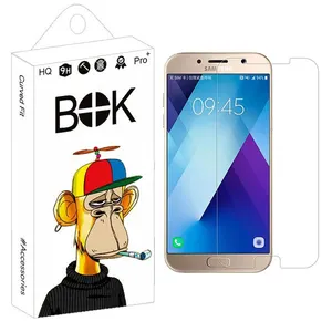 محافظ صفحه نمایش شیشه ای بوک مدل Clear مناسب برای گوشی موبایل سامسونگ Galaxy A7 2017 / A720