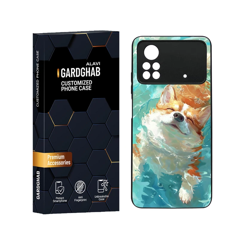 کاور گارد قاب علوی مدل دورژله ای حیوانات مناسب برای گوشی موبایل شیائومی Poco X4 Pro